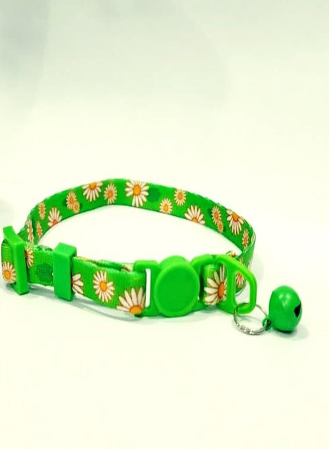 KittuPet Designer Printed Cat Collar | Nylon Material with Bell & Safety Buckle for Kitten - Image 3